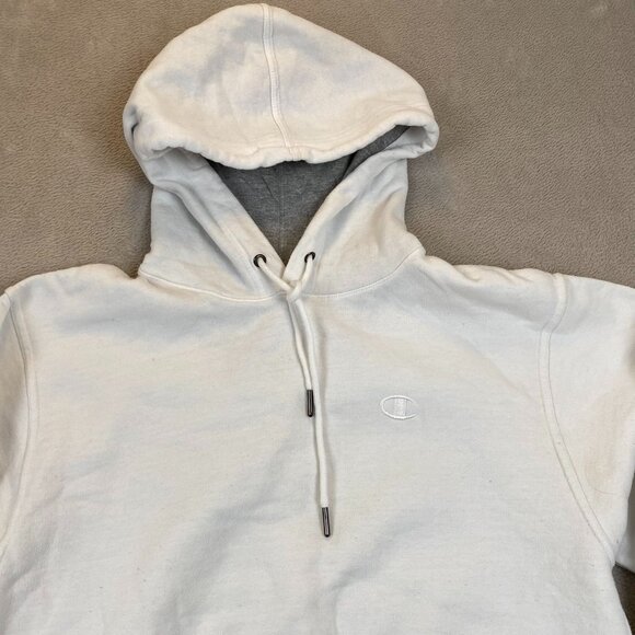 Champion Unisex Hoodie Sweatshirt Small White Athleticwear Pullover Classic - Picture 6 of 12